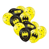 Balão Batman Bexigas De Latex 50 Unidades N 9