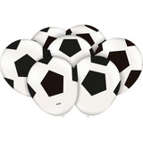Balão Bexiga Bola De Futebol 25 Unidades