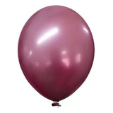 Balão Bexiga Cromado 25 Unidades N 9 Diversas Cores Cor Pink