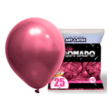 Balão Bexiga Cromado N 12 Pol Cm 25und Diversas Cores