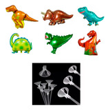 Balão Bexiga Dinossauro Metalizado 12 Unidad 30 40 Varetas