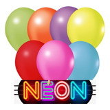 Balão Bexiga Festa Neon Tam 9