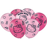Balão Bexiga Hello Kitty 25 Unidades