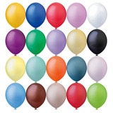 Balão Bexiga Liso Festa Decoração 9 Polegadas Com 50 Und