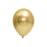 Balão Bexiga Metalizado Chrome Dourado Ouro