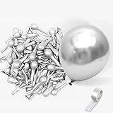 Balão Bexiga Metalizado Chrome Prata Prateado
