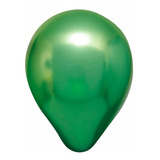 Balão Bexiga Metalizado Verde