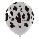 Balão Bexiga Temático 11 Vaca Vaquinha 25 Unid Art Latex