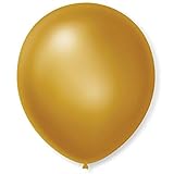 Balão Cintilante Número 070 Ouro Com