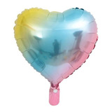 Balão Coração Degrade 45cm C 10 Unidades Promoção