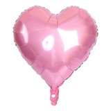 Balão Coração Rosa Claro 45cm 18