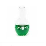Balão Fundo Chato Vidro Boro 1000ml 1 Litro Laboratório Nf DG01111 1000