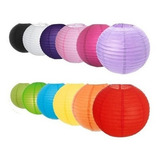 Balão Japonês Lanterna Tyotin Chinesa Coloridas Papel