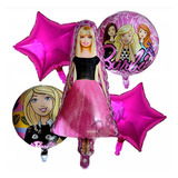 Balao Metalizado Barby estrela