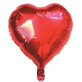Balão Metalizado Coração Vermelho