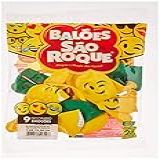 Balão N-090 Emoções Modelos Sortidos - Pacote Com 25- São Roque