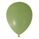 Balão Redondo Liso Verde Eucalipto N