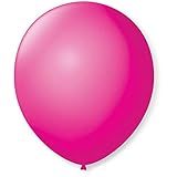 Balão Redondo N-09 Rosa Shock- Pacote Com 50- São Roque