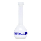Balão Volumétrico Polipropileno C Tampa 25ml 5 Unidades 