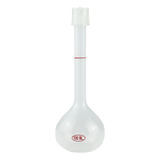 Balão Volumétrico Polylab Em Polipropileno T Rosca 100ml