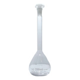 Balão Volumétrico Vidro Boro 3 3 250ml C Rolha Polietileno