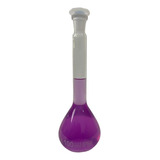 Balão Volumétrico Vidro Rolha De Poli 100ml Laboratório