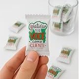 Balas Brindes Personalizadas Para Clientes- Eventos- Festas- Sabores De Frutas- 100 Unidades- Embalagem Gratidão