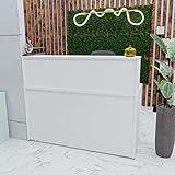 Balcão Atendimento Recepção Consultório 1200x600 Branco