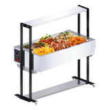 Balcão Buffet Self Serv Térmico Duplo 6 Cubas Quentes Saro