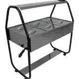 Balcão Buffet Self Service Térmico 6 Cubas Quentes Ekenox 110v