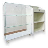 Balcão Caixa Vitrine Prateleiras Loja Recepção Frete Grátis