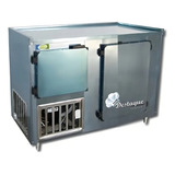 Balcão De Encosto 1 50 Mt Em Aço Refrigel Inox Estilo De Vidro Reto 220v