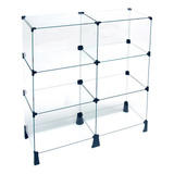 Balcão De Vidro 80 X 100 X 30 promoção P Comerciantes