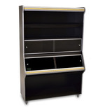 Balcão Expositor De Produtos Vasca De Pão 1 20 Mt Linha Dark