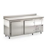 Balcão Frigorífico De Encosto GBFE 200 AI Aço Inox 556L Sem Cuba Gelopar 220V
