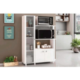 Balcão Multiuso Cozinha Bl 3304 C 3 Portas E Nicho P Mi