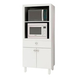 Balcão Para Forno E Microondas Bl3305 Branco Tecno Mobili