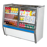 Balcão Refrigerado 1 80 Mt Expositor De Bebidas 12x S juros Estilo De Vidro Reto 220v
