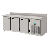 Balcão Refrigerado Encosto De Inox 3 Portas 1 85 Mts Kofisa