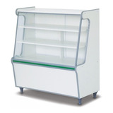 Balcão Seco Expositor Vitrine 1 00m Vidro Frontal Branco