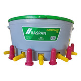 Balde Alimentador Baspan 18l 5 Bicos Com Tampa