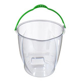Balde Com Alça 15 Litros Transparente 30cm Uninjet