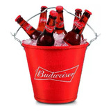 Balde De Cervejas Budweiser 5 Litros Com Abridor Na Alça