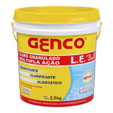 Balde De Cloro Granulado 3 Em 1 Piscina Genco 2 5kg
