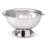 Balde De Gelo Champanheira Porta Garrafa Base E Grelha Inox Cor Aço Inox 8 Litros