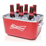 Balde De Gelo Retangular Budweiser Plástico 5 Litros Global