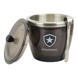 Balde De Gelo Time Botafogo 16 5x18 Cm Cor Preto