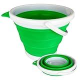 Balde Dobrável Retrátil 5 Litros Silicone