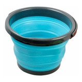 Balde Dobrável Silicone 5 Litros Fácil Guardar Leve Portátil