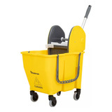 Balde Espremedor Doblo Amarelo 30 Litros Bralimpia Ny108